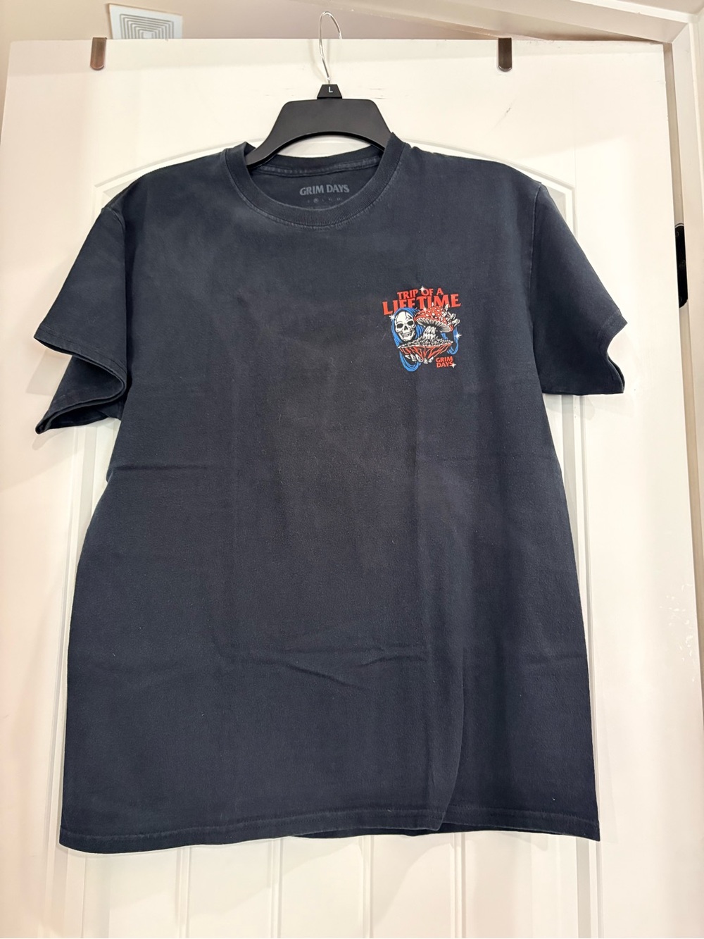 Men's Black Graphic T-Shirt - 'Trip of a Lifetime'